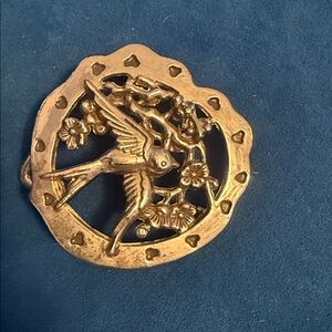 Vintage silver  Bird belt  buckle